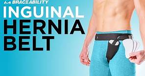 Braceability Inguinal Hernia Support Brief | bilateral hernia truss belt for men and women