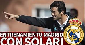 Primer entrenamiento de Solari con el Real Madrid, en directo | Diario AS
