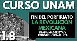 ✅ Historia de México UNAM: LA REVOLUCIÓN MEXICANA | Antecedentes, causas y etapas del movimiento