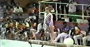 3rd EF USA Kathy Johnson BB - 1984 Olympic Games 19.650