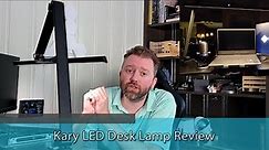 BEST ARCHITECTURAL DESK LIGHT - Kary LED Desk Lamp Review