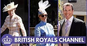 Princess Anne, Peter Phillips, and Zara Tindall Attend Stephanie Phillips' Wedding | British Royals