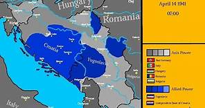 Axis Invasion of Yugoslavia 1941: Every hour