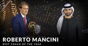 Roberto Mancini awarded Best Coach of the Year 2021