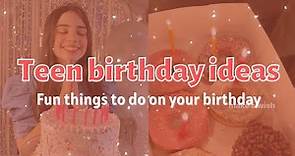 teen birthday ideas|20 party + activity ideas|Diya~Aesthetics