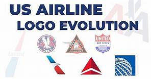 The Evolution of Airline Logos (American Edition)