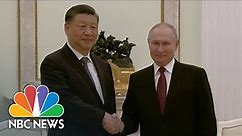 Chinese President Xi visits Russia, calls Putin ‘dear friend’