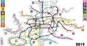 Evolución Red de Metro de Madrid | 1919 - 2020 | Transporte Urbano España
