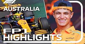 FP1 Highlights | 2024 Australian Grand Prix