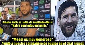 ¡DeAndre Yedlin se rindió ante la generosidad de Lionel Messi!