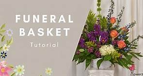 Funeral Basket - Tutorial - Flowers by the Bunch