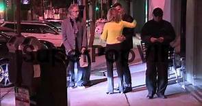 Jane Fonda and Richard Perry depart Craigs in West Hollyw...