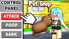 I used Roblox ADMIN to make a PET STORE... and I controlled the pets