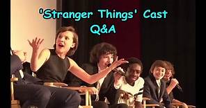 'Stranger Things' Cast Q&A @ Screen Actors Guild Screening (FIXED AUDIO)