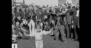 Jackie Coogan dances for First National distributors - From the Charlie Chaplin archives