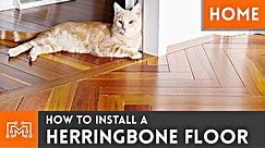 How To Install a Herringbone Wood Floor | I Like To Make Stuff