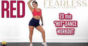 TAYLOR SWIFT HIIT DANCE WORKOUT-"RED" and "FEARLESS"