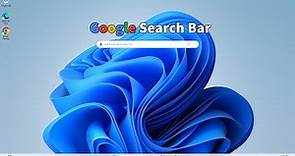 How to enable Google search bar