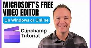 How to use Microsoft's FREE Video Editor - Clipchamp Beginners Tutorial