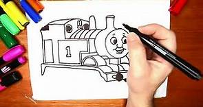 Aprende a dibujar a Thomas & Friends | Videos de Colorear para niños