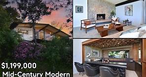 Inside A Stunning Mid-Century Modern Home in Woodland Hills