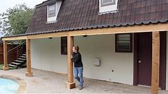 How To Build a Covered Patio | DIY Porch Part 2