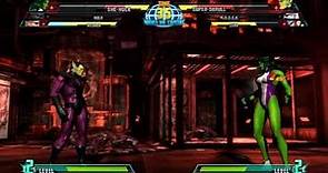 She-Hulk & Zero Gameplay 2 - MARVEL VS. CAPCOM 3