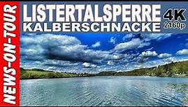 Listertalsperre (4K) Kalberschnacke bei Drolshagen | Stausee | Kreis Olpe Sauerland