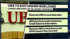 WATCH: UBS Group AG is planning to dispose billions of dollars in loans to Credit Suisse’s clients in the Asia Pacific region as the Swiss lender works to reduce risks from the defunct lender. Su Keenan reports.
