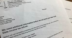 Get an NYS Tax Dept. letter? Don't throw it out or you might delay your refund
