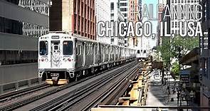 Chicago Transit Authority (CTA) Trains in Chicago, Illinois