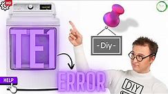 Avoid These Mistakes! Troubleshooting LG Dryer TE1 and TE2 Error Codes