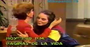 Novela Paginas De La Vida Panamericana Televisión Perú 1984
