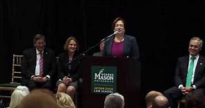 Elena Kagan Remarks at Antonin Scalia Law School Dedication