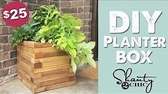 DIY Cedar Planter Box | Shanty2Chic