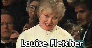 Louise Fletcher (AKA Nurse Ratched) Salutes Jack Nicholson