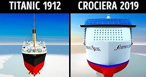 Titanic VS Navi da Crociera Moderne