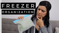 NEW! Freezer Organization | How to Organize Your Freezer Using Reusable Freezer Bags