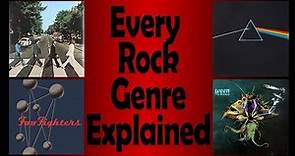 Explaining Every Rock Sub-Genre | Hosted by Roach