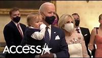 Joe Biden's Baby Grandson Beau Steals Spotlight On Inauguration Day