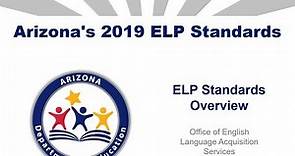Overview of the 2019 English Language Proficiency Standards