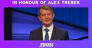 Ken Jennings Honors Alex Trebek In His First Episode as Guest Host | JEOPARDY!
