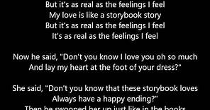 Mark Knopfler - Storybook Love (The Princess Bride Theme Song) - Lyrics Scrolling