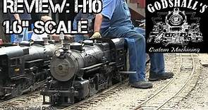 Review: Godshall H10 Live Steam Locomotive 1.6" Scale