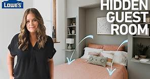 How to Build a Hidden Guest Room w/ a Murphy Bed