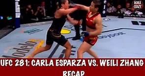 UFC 281: Carla Esparza vs. Zhang Weili Recap