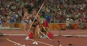 Yelena Isenbaeva Wins Pole Vault Gold - Beijing 2008 Olympics