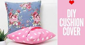 DIY Cushion Covers & Pillow Covers | How to Make a Pillow REALLY fast