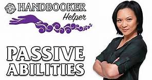 Handbooker Helper: Passive Abilities