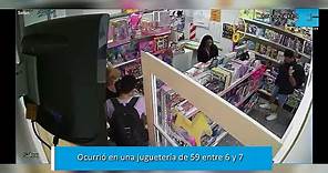 "Juguetes perdidos" en La Plata: a cara descubierta, robaron un comercio